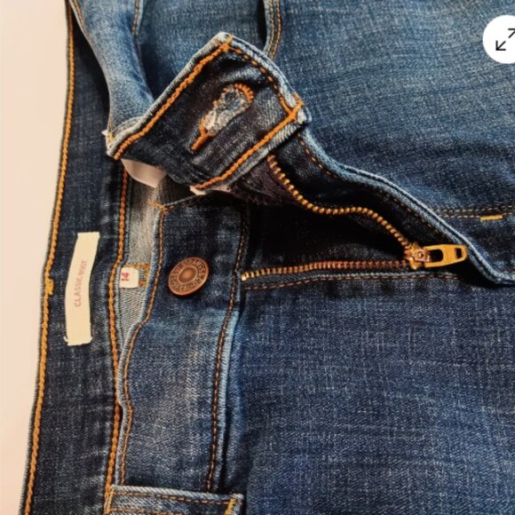 Levi's Classic Boot Cut Jeans Womens 14 Stretch Blue Denim 5 Pocket Style B24 - Picture 8 of 12